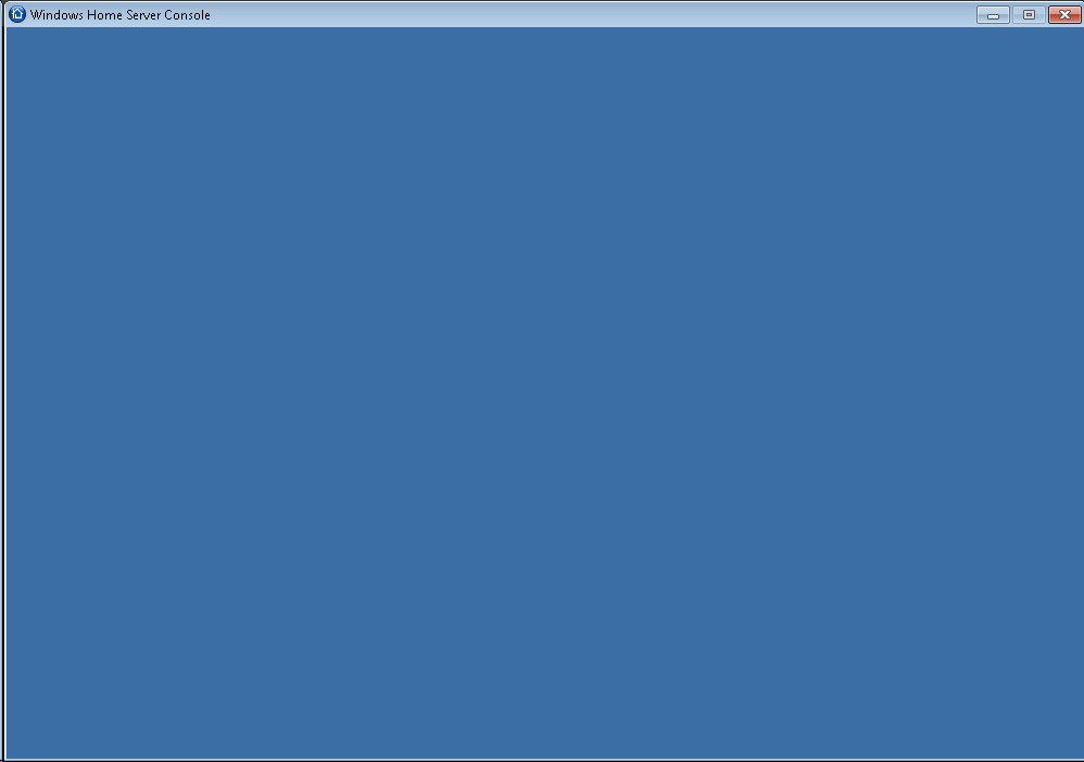 my desktop blank blue screen